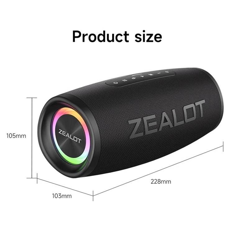 Miniatura 3 de Parlante Zealot S56 Bluetooth